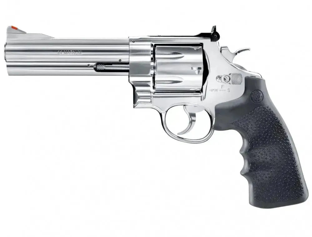 S&W - M29 5" CO2 Drevet - 4.5mm PELLETS Revolver - Stål - Game-On.no