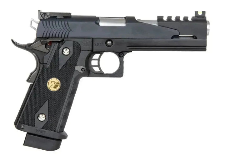 WE - Hi-Capa 5.1 Softgunpistol med Blowback - Full Auto - Game-On.no