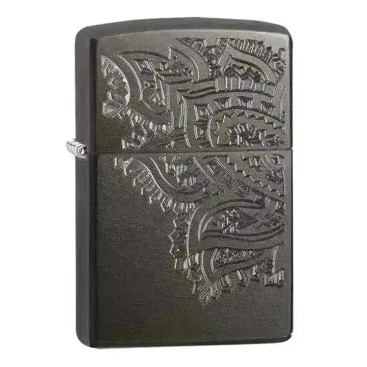 Zippo Lighter - Engraved Paisleys - Game-On.no