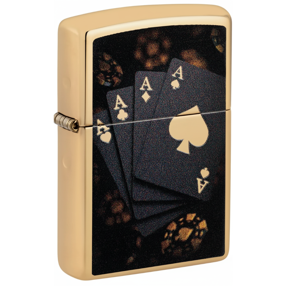 Zippo Lucky Aces Design Lighter