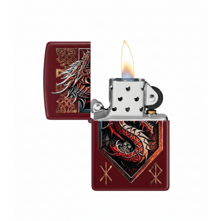Zippo Dragon Shield Design Lighter