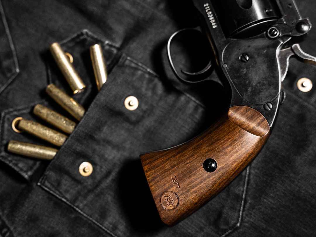 Schofield No.3 revolver – 4,5 mm graanulid – vananev must