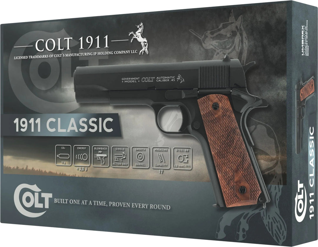 1911 Classic Luftpistol - 4.5mm BB med Blowback - Game-On.no