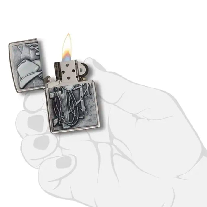 Zippo tulemasin – kauboi 3D motiiv