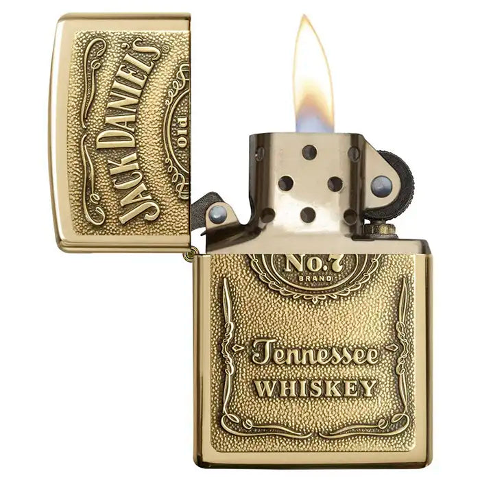 Zippo tulemasin – Jack Danielsi logo – messingist värvi tulemasin