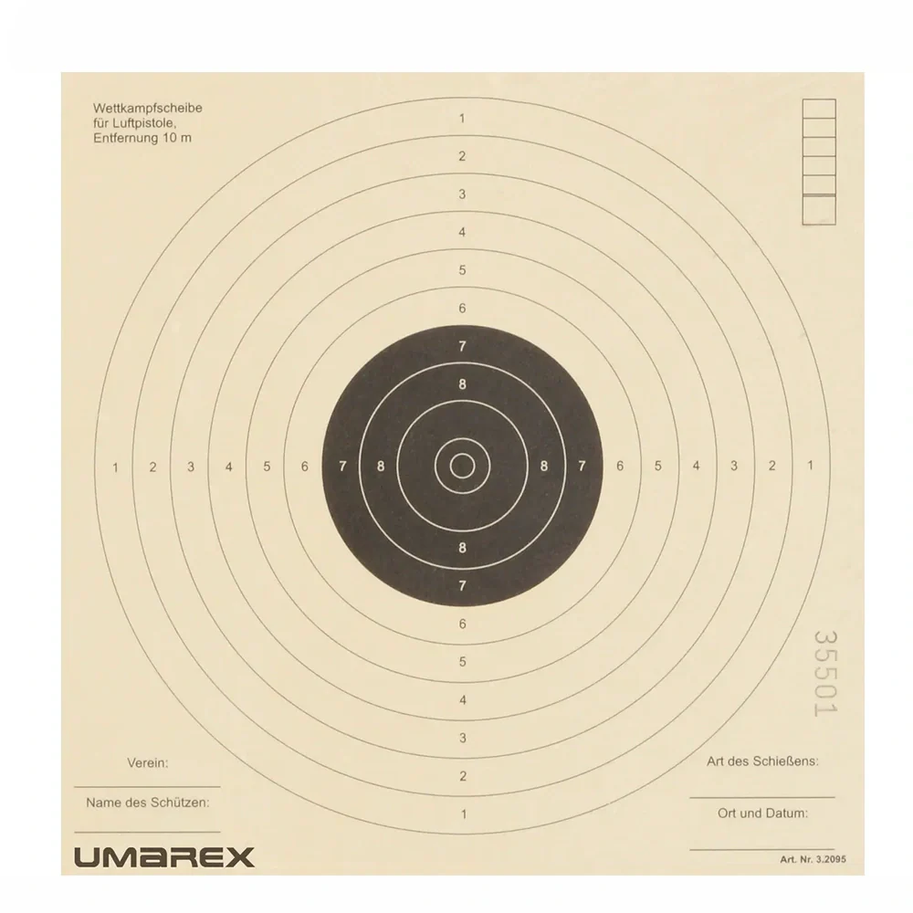 Välgud õhupüssidele ja <tc>AIRSOFT</tc> 17x17cm (Paketipakkumine)