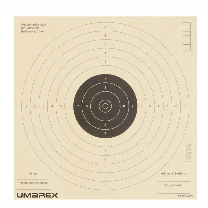 Välgud õhupüssidele ja <tc>AIRSOFT</tc> 17x17cm (Paketipakkumine)
