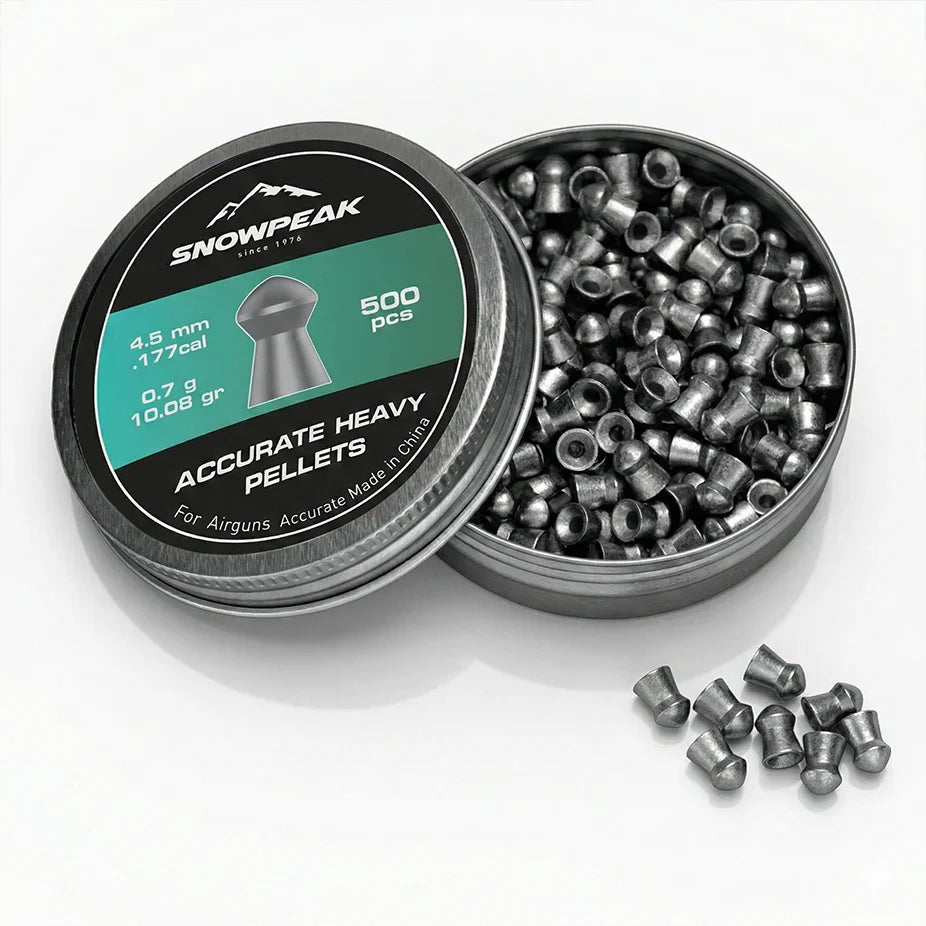 Snowpeak - 4.5mm Accurate Heavy Pellets til Luftvåpen - 500stk