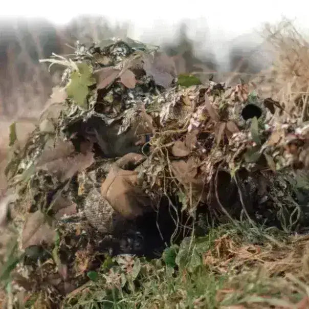 3D Ghillie / Kamuflasjedrakt 2.0 med Skulderfeste - Amber og Everglade - Game-On.no