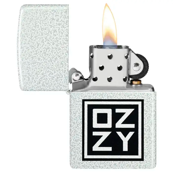 Zippo – Ozzy Osbourne «Ozzy Logo» – Glacier Finish Lighter