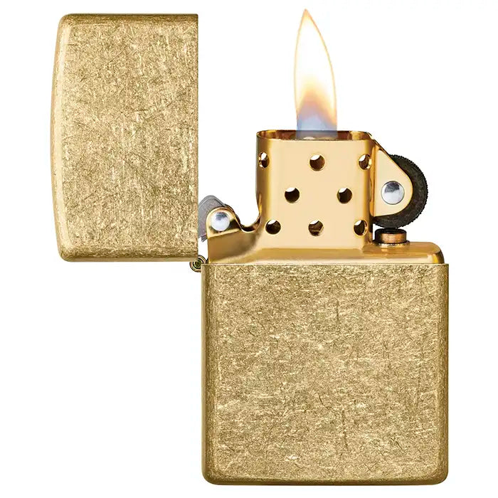 Zippo – kumerdatud messing