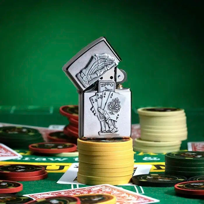 Zippo tulemasin – 3D surnud mehe käte disain