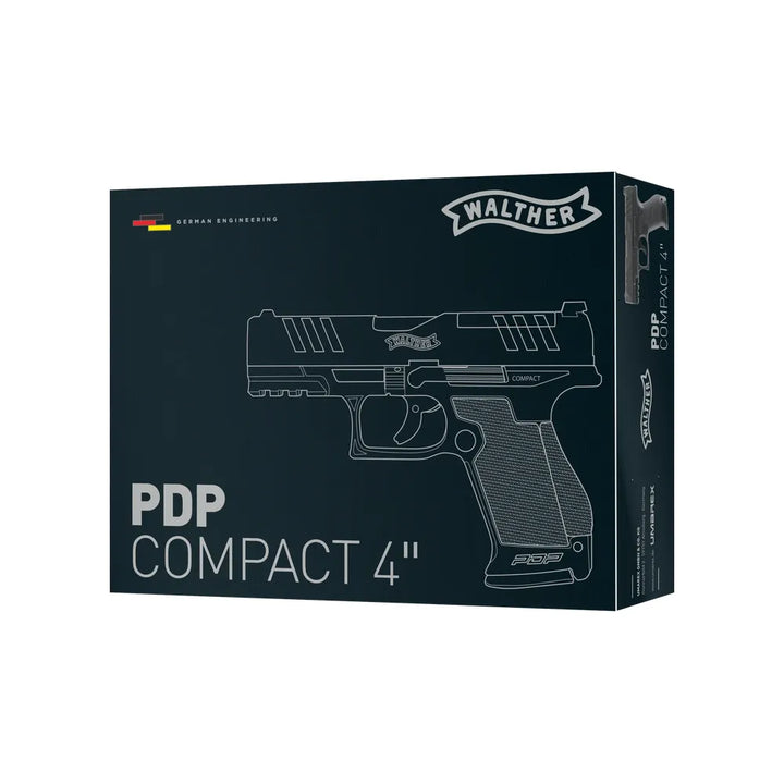 Walther - PDP Compact 4” - CO2 Drevet Luftpistol med Blowback - 4.5mm BB