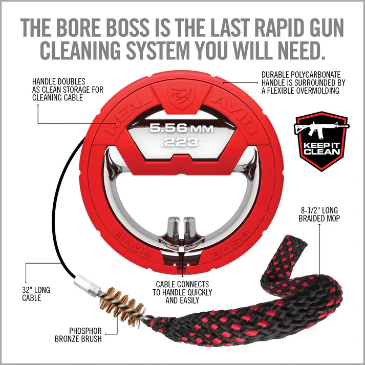 Bore Boss - Barrel cleaner for 4.5mm / .17 CAL