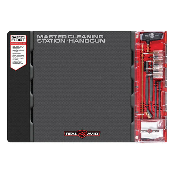 Real Avid - Master Vedlikeholdsstasjon for Håndvåpen - Matte og Pussesett