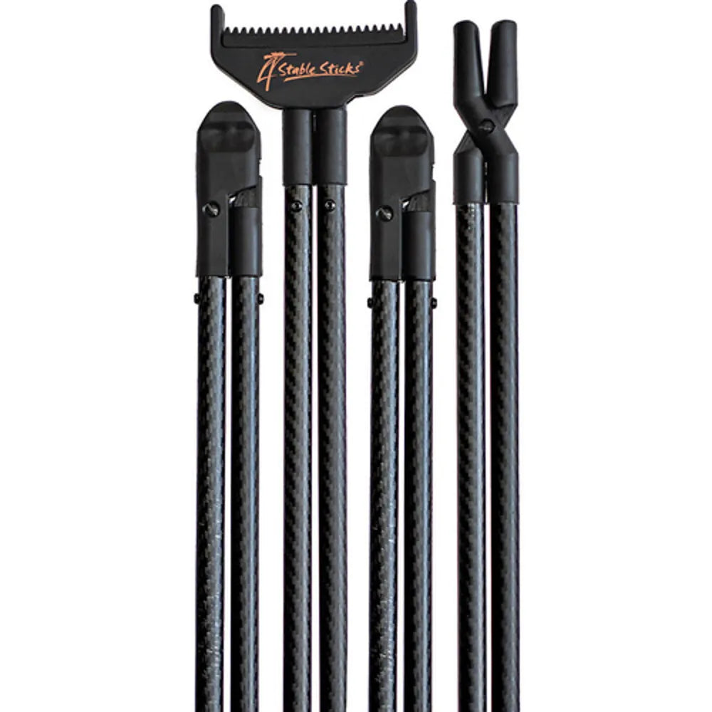 4Stable Sticks Essential Skytestokk – 4-Punkts Støtte - Karbonfiber