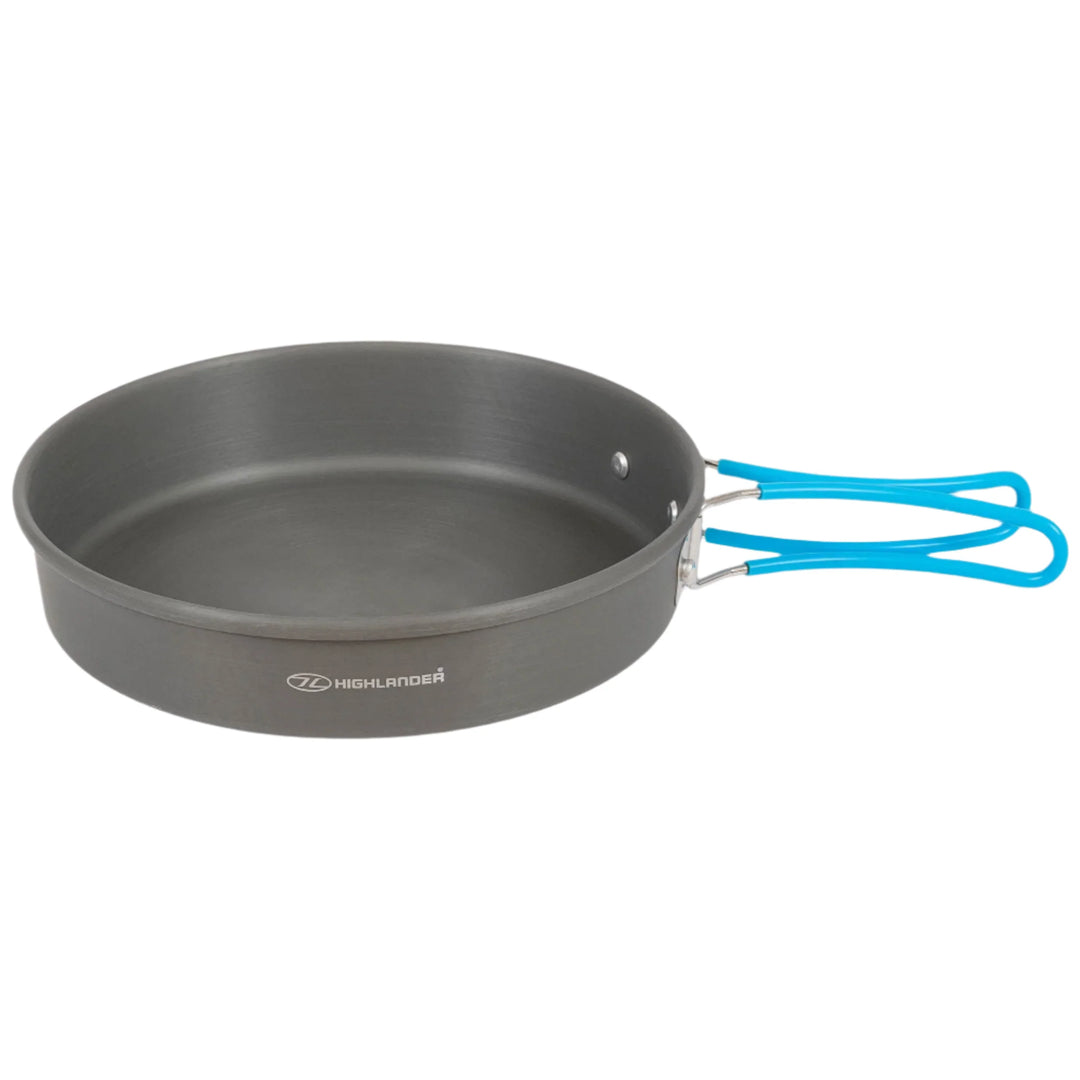 Camping Frying Pan in Anodised Aluminum - 18cm