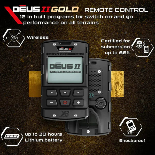XP DEUS II GOLD Metalldetektor - HF2RCWSAST