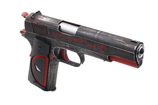 AW 1911 - Gas Powered Softgun Full Metal - Deadpool Edition