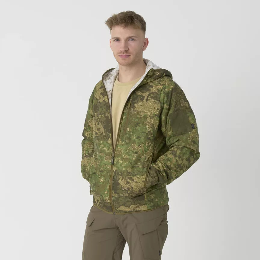 Helikon Tex - Reversible Wolfhound Hoodie med Climashield® Apex™ - Pencott