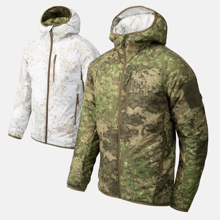 Helikon Tex - Reversible Wolfhound Hoodie med Climashield® Apex™ - Pencott