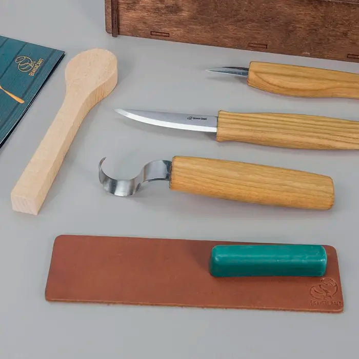 Wood Carving Set in Gift Box - Spoon Knife