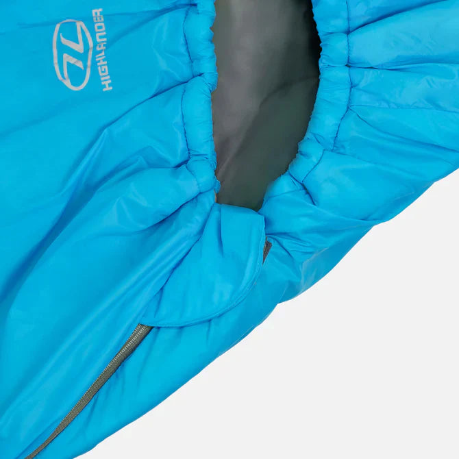 Highlander Zeta 150 Sovepose Sky Blue – Ultralett sommersovepose