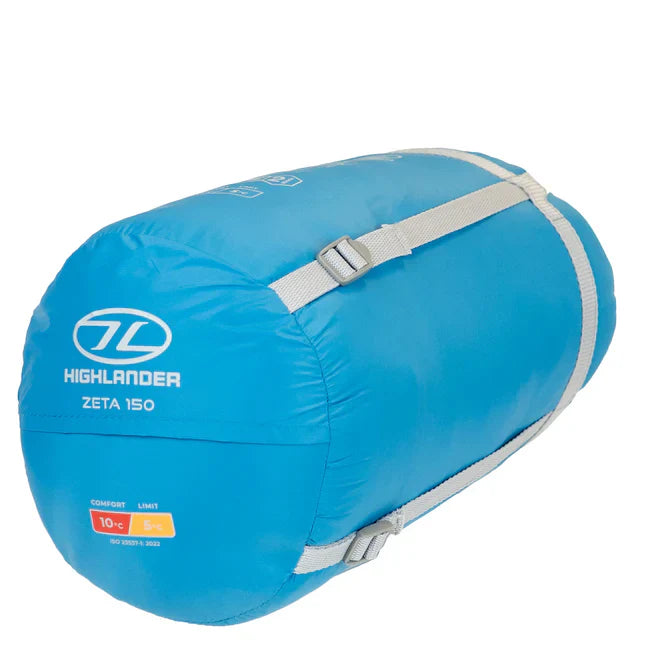 Highlander Zeta 150 Sovepose Sky Blue – Ultralett sommersovepose
