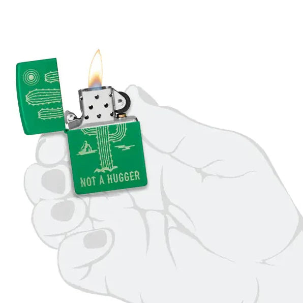 Zippo - Not a Hugger Motiv - Lighter