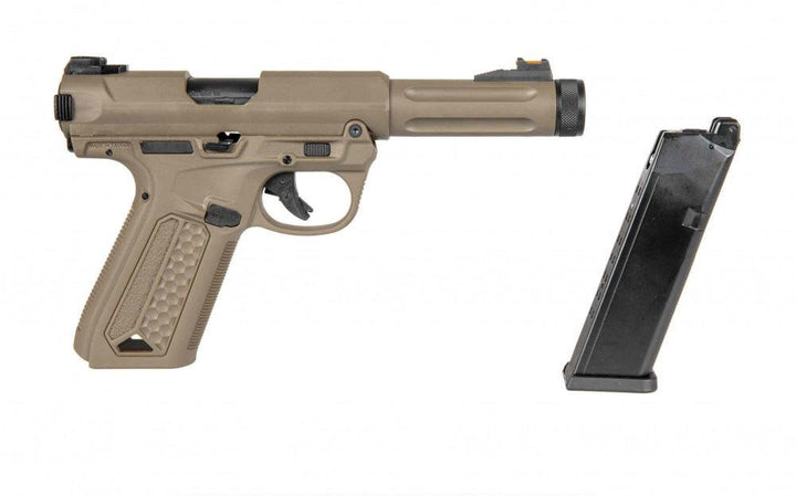 Action Army - AAP-01 Assassin Semi/Fullauto Softgun Pistol - Tan - gameon.eu