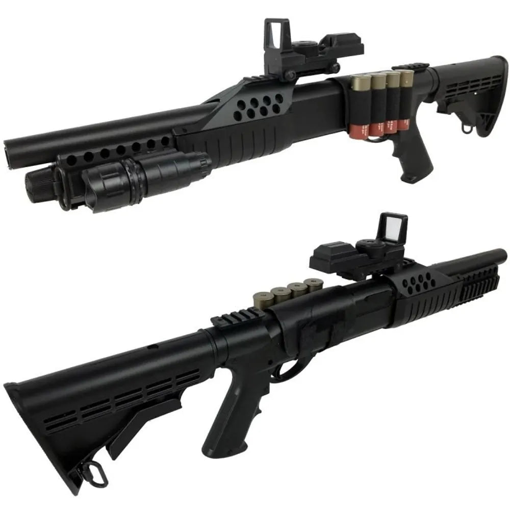 AGM - M180 C2 / M500 Fjærdrevet Softgun Hagle - Lys og Sikte inkludert