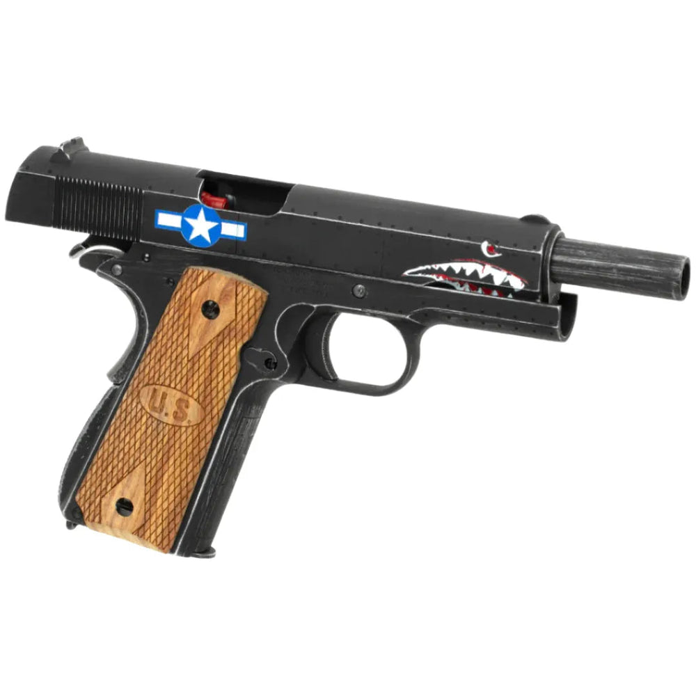 AO - 1911 Squadron Gassdrevet Softgun Pistol med Blowback - Game-On.no
