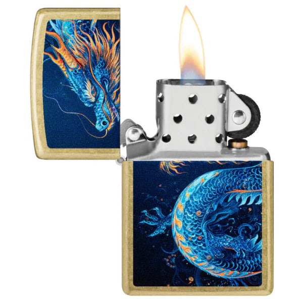 Zippo Sea Dragon Design Lighter