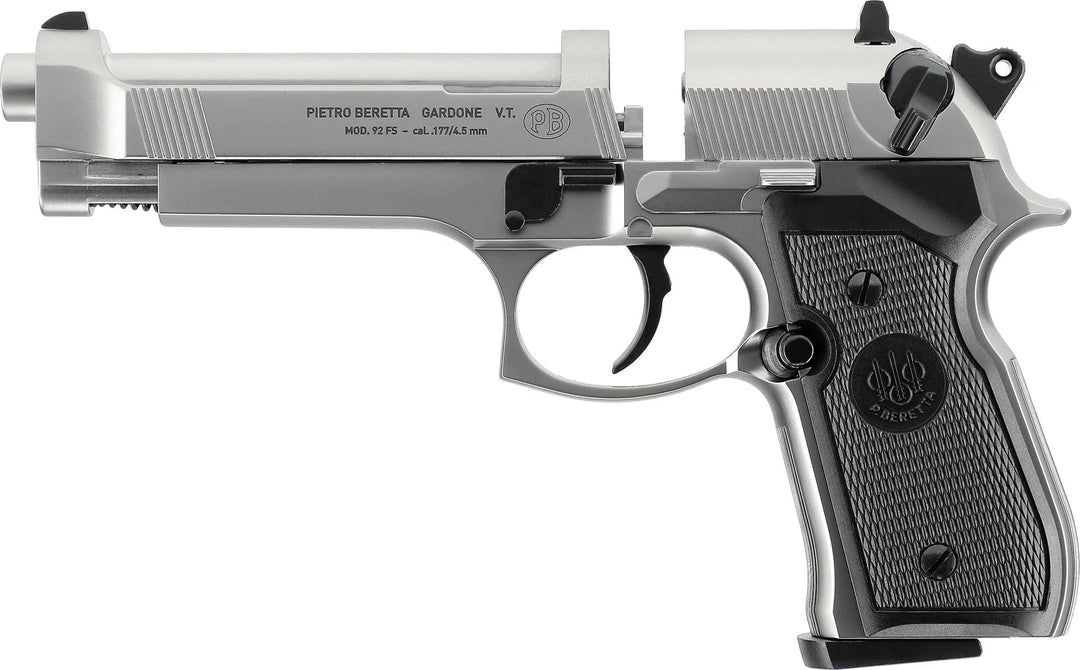 Beretta 92FS Nikkel - 4.5mm - Game-On.no