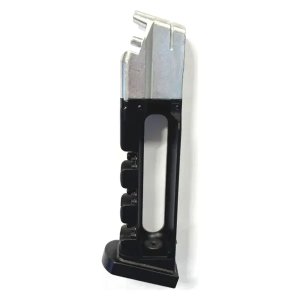 Borner M9 Classic CO2-magasin, sidebilde med vindu for CO2-patron