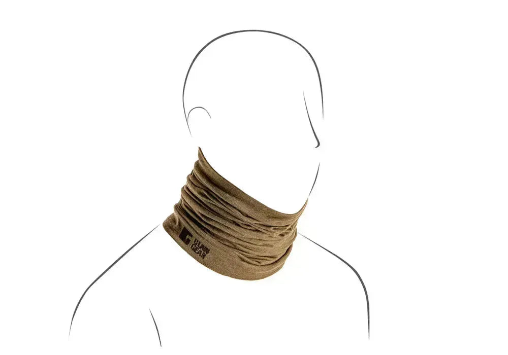 Clawgear - Merinoull hals - Stonegrey Olive - Game-On.no