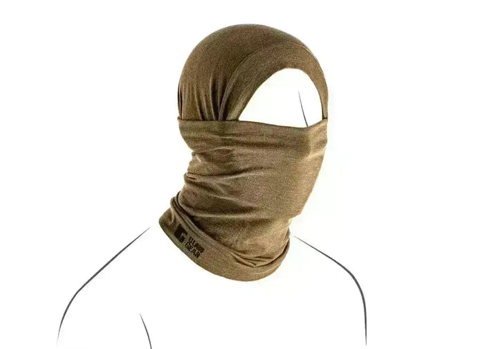 Clawgear - Merinoull hals - Stonegrey Olive - Game-On.no