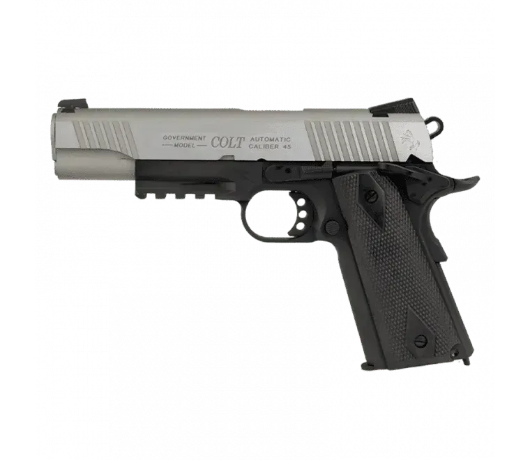 Colt 1911 Rail Gun GBB Co2 Bicolor - Airsoft - Game-On.no
