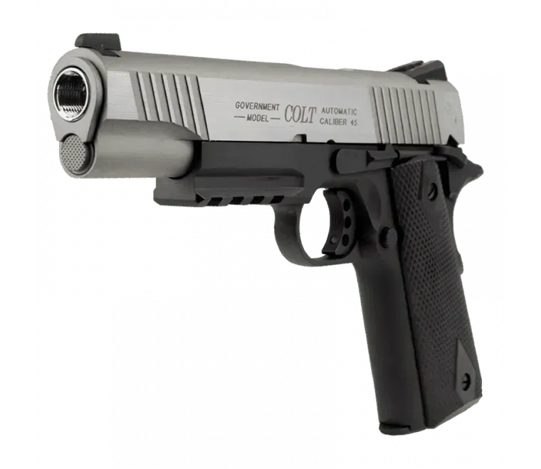 Colt 1911 Rail Gun GBB Co2 Bicolor - Airsoft - Game-On.no