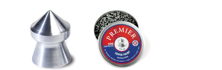 Crosman Premier Super Point Luftgeværkuler 7.9gr - 500stk - gameon.eu