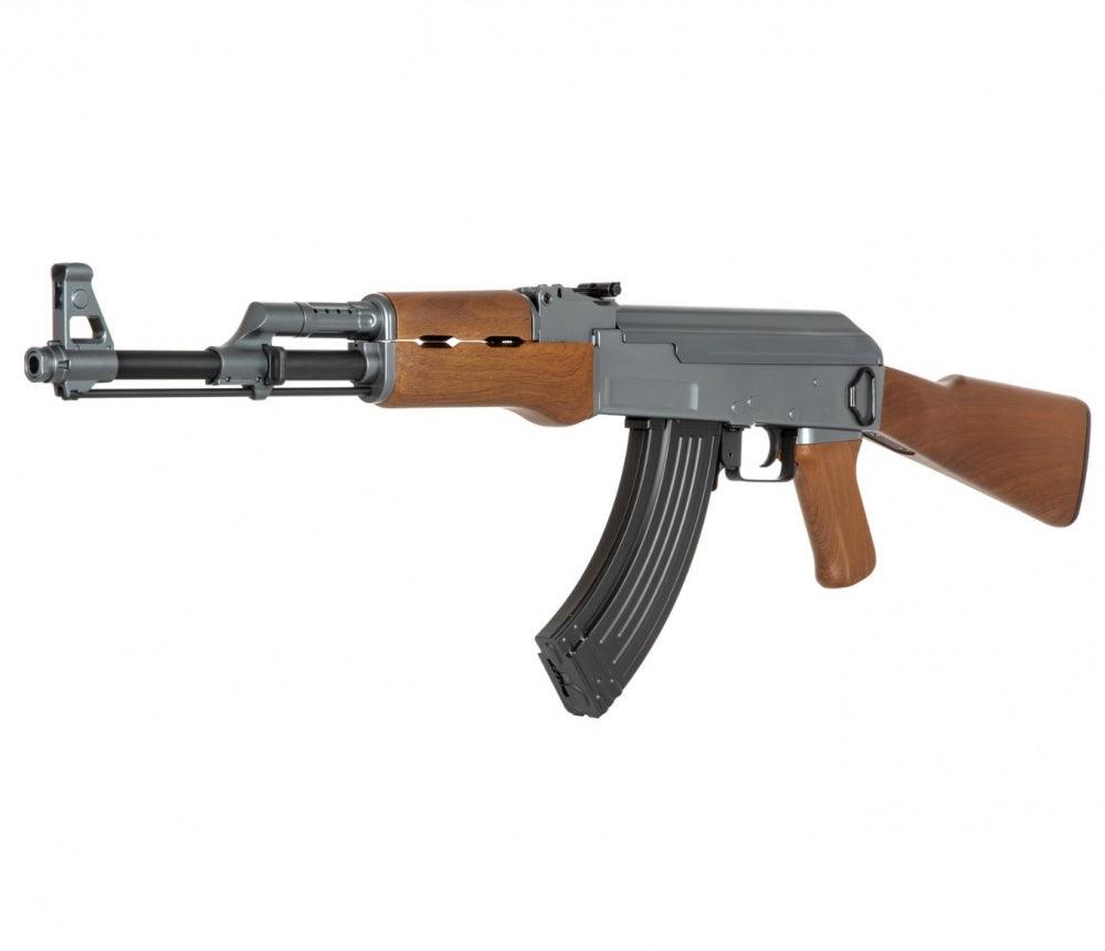 CYMA - AK47 Elektrisk Softgun Rifle - Wood - gameon.eu