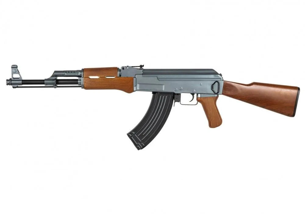 CYMA - AK47 Elektrisk Softgun Rifle - Wood - Game-On.no