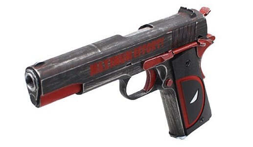 AW 1911 - Gas Powered Softgun Full Metal - Deadpool Edition