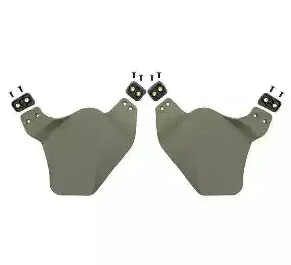 FMA Sidedeksel til FAST Hjelmer - Oliven - Game-On.no