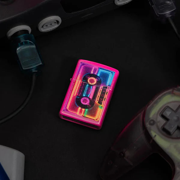 Zippo Neon Cassette Lighter