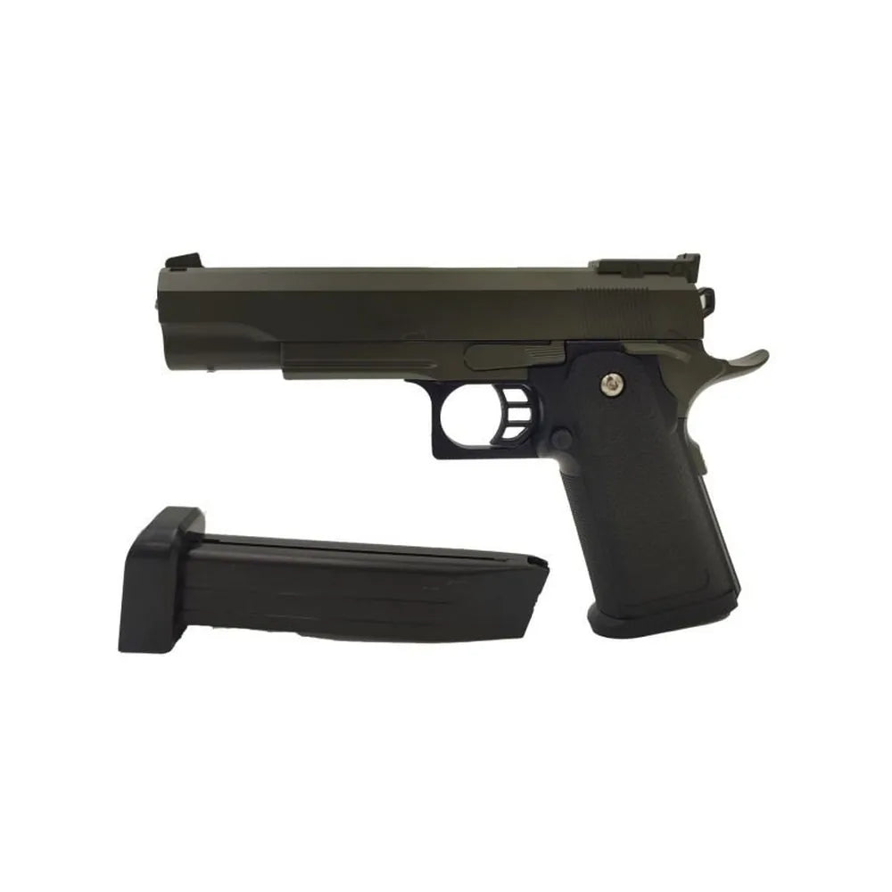 Galaxy - Hi-Capa 4.3 (G10) Fjærdrevet Softgun Pistol - Full Metall