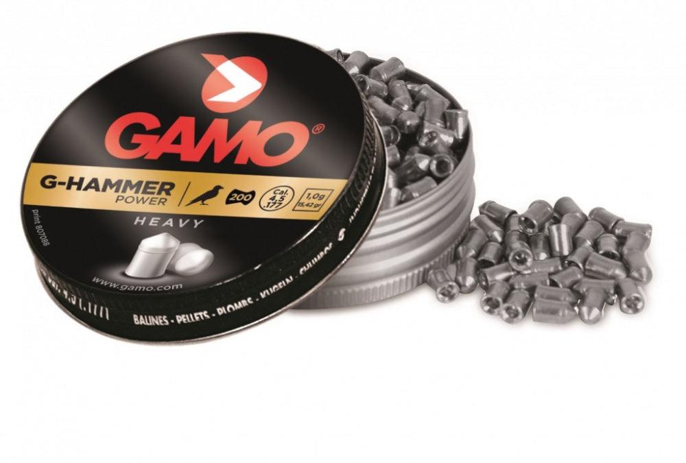 Gamo - G-Hammer Heavy 4.5mm Pellets til Luftvåpen - 200stk - gameon.eu