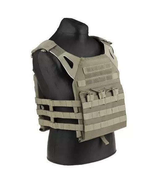 GFC Taktisk Vest - Jump-type Plate Carrier - Oliven - Game-On.no