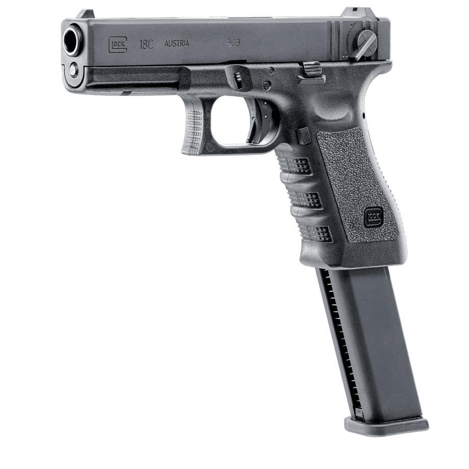 Glock 18C Semi/Fullauto Gass Softgun med Blowback - gameon.eu