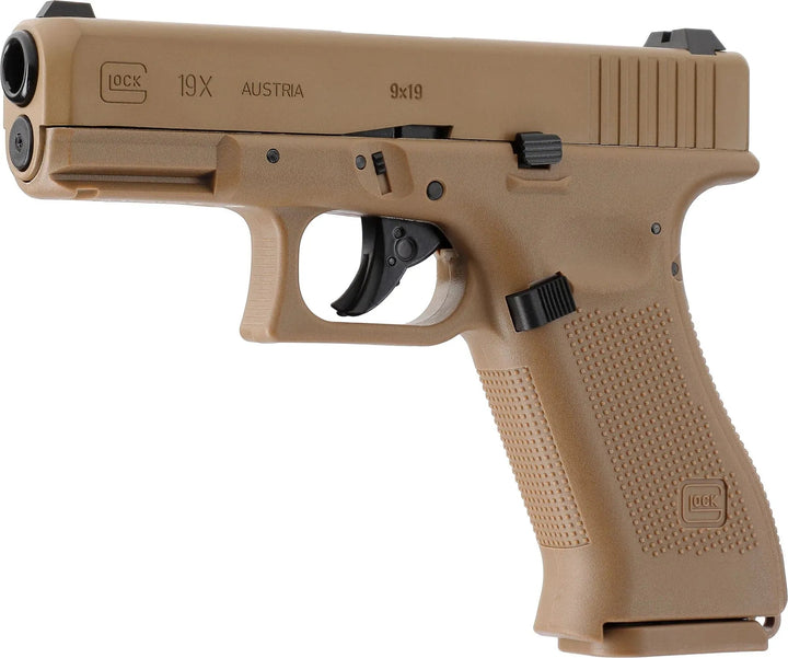 Glock 19X Coyote - 4.5mm Luftpistol med Blowback - Game-On.no